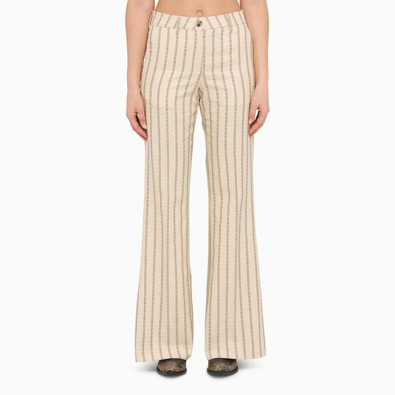 Golden Goose o1y0725 Casual Pant in Sand Size 26" / US 2 / IT 38 - 1 Thumbnail