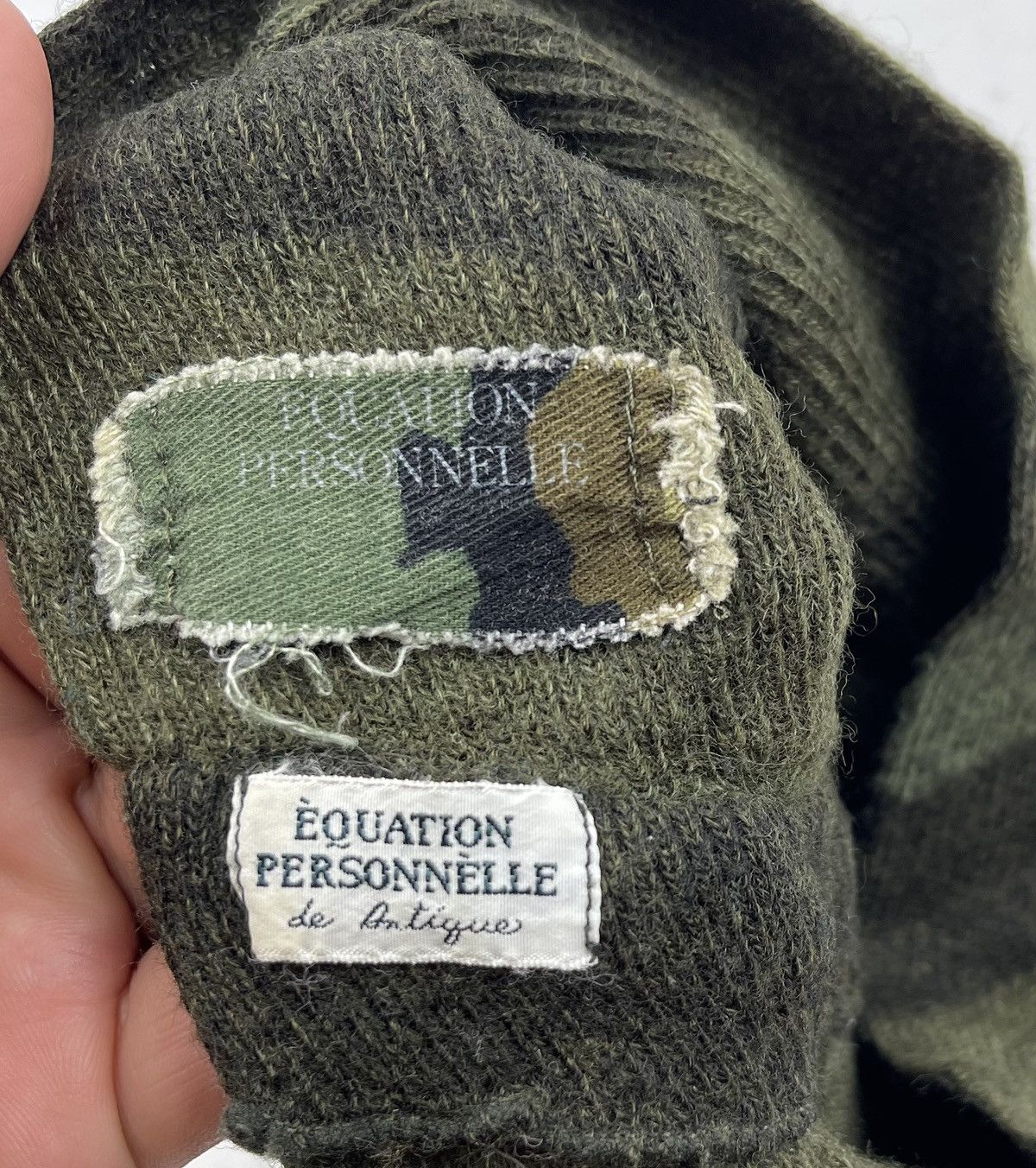 Japanese Brand equation personnelle camo beanie hat tc46 Size ONE SIZE - 3 Thumbnail