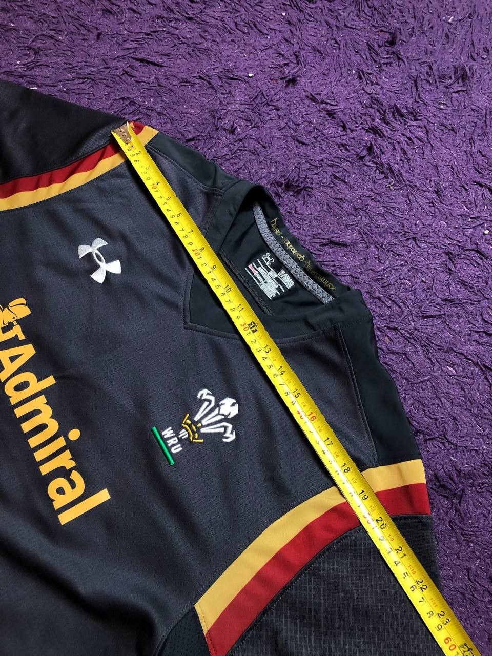 Under Armour WRU Wales Away Rugby Union Under Armour Shirt Jersey Size US XL / EU 56 / 4 - 9 Thumbnail