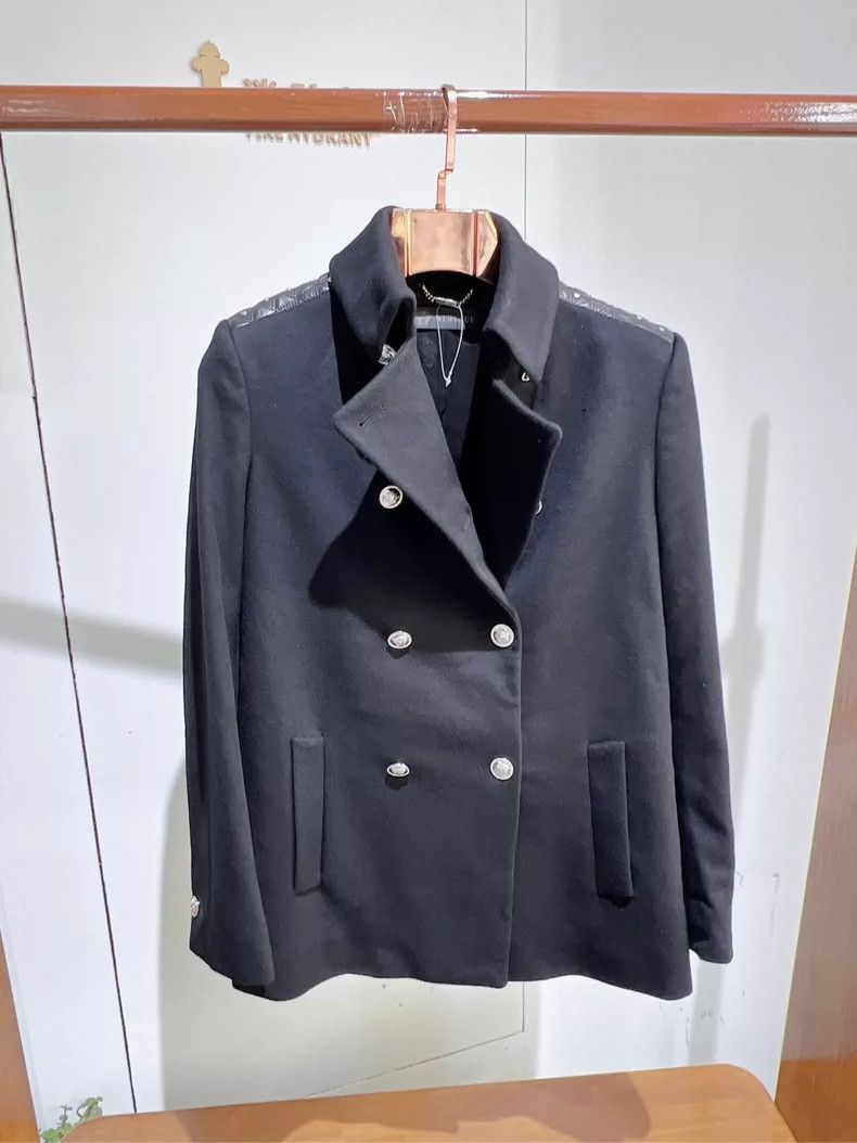 Versace Versace Men's jacket with double row silver buckle Size US S / EU 44-46 / 1 - 1 Thumbnail