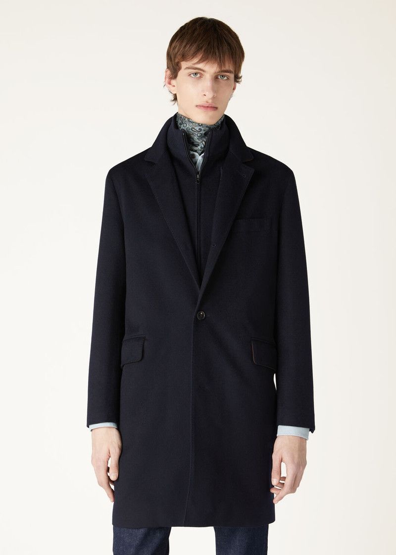 Loro Piana o1w1db10226 FAN1955 Martingala Coat in Navy Blue Size US M / EU 48-50 / 2 - 4 Thumbnail