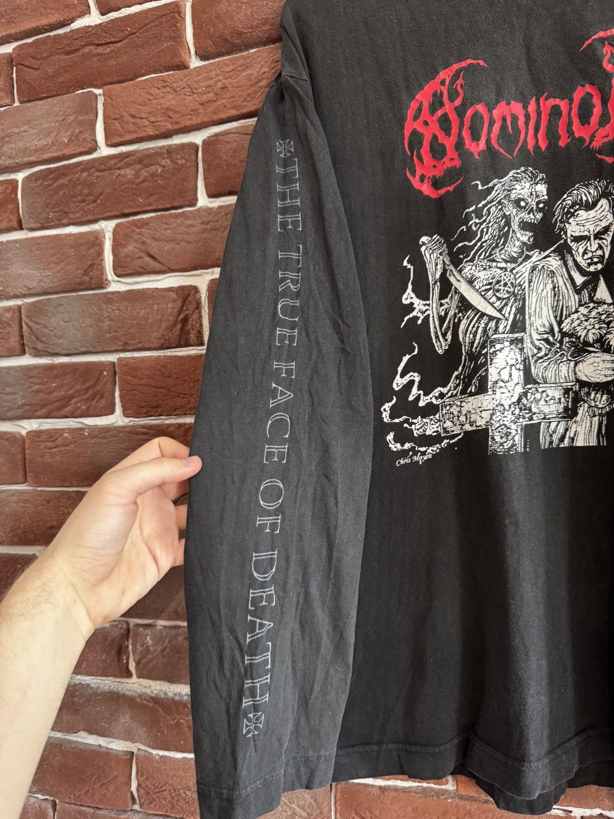 Band Tees Vintage Rare 2004 Nominon True face of Death Metal Band Tee Size US L / EU 52-54 / 3 - 4 Thumbnail