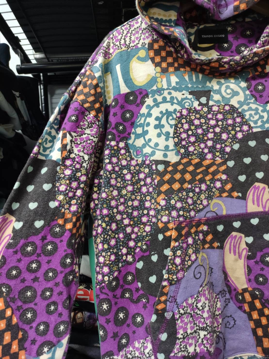 Issey Miyake Vtg 00's Tsumori Chisato Art Work Full Print Hoodie Size US M / EU 48-50 / 2 - 3 Thumbnail