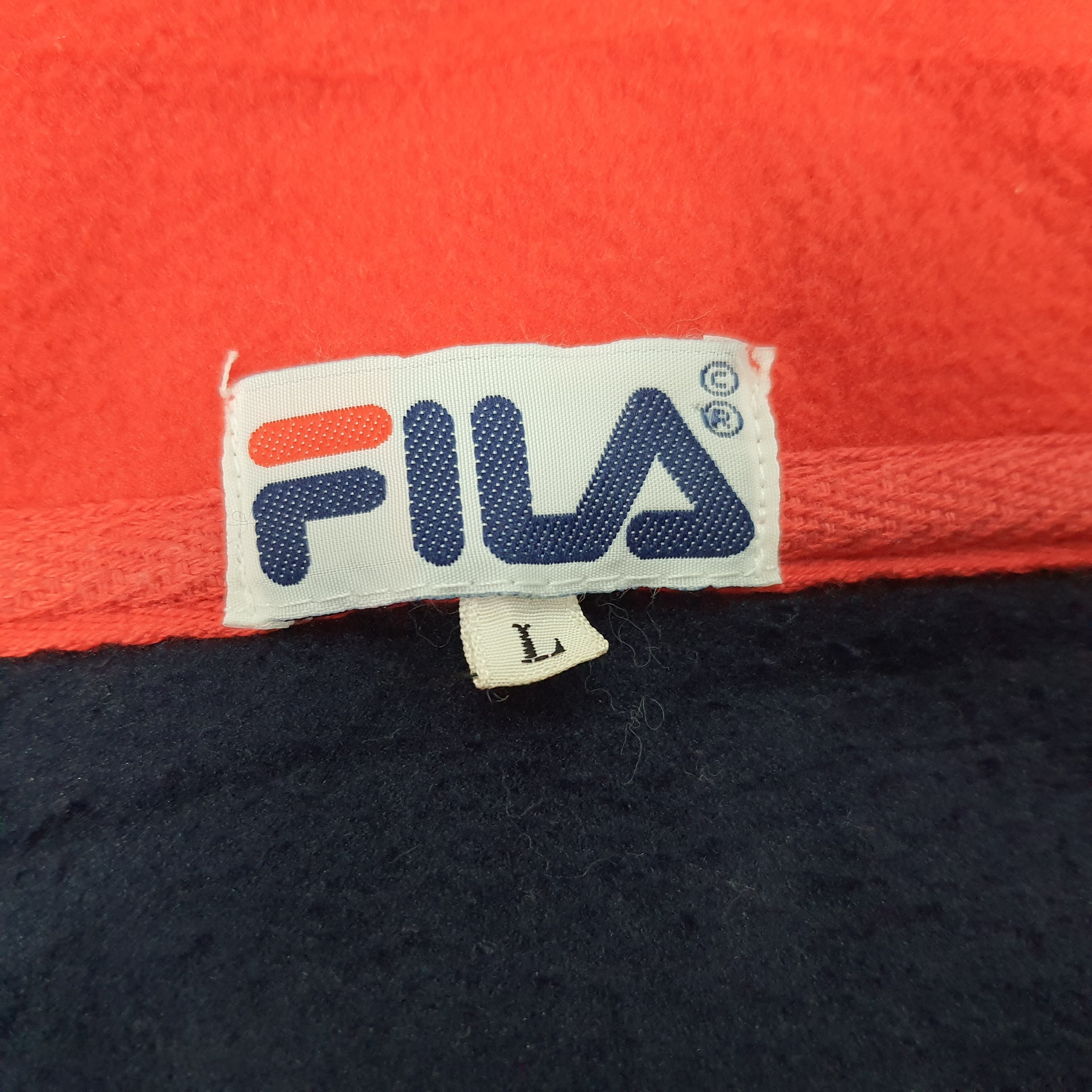 Fila × Vintage Vintage FILA Colour Block Zipper Sweatshirts Size US XL / EU 56 / 4 - 5 Thumbnail