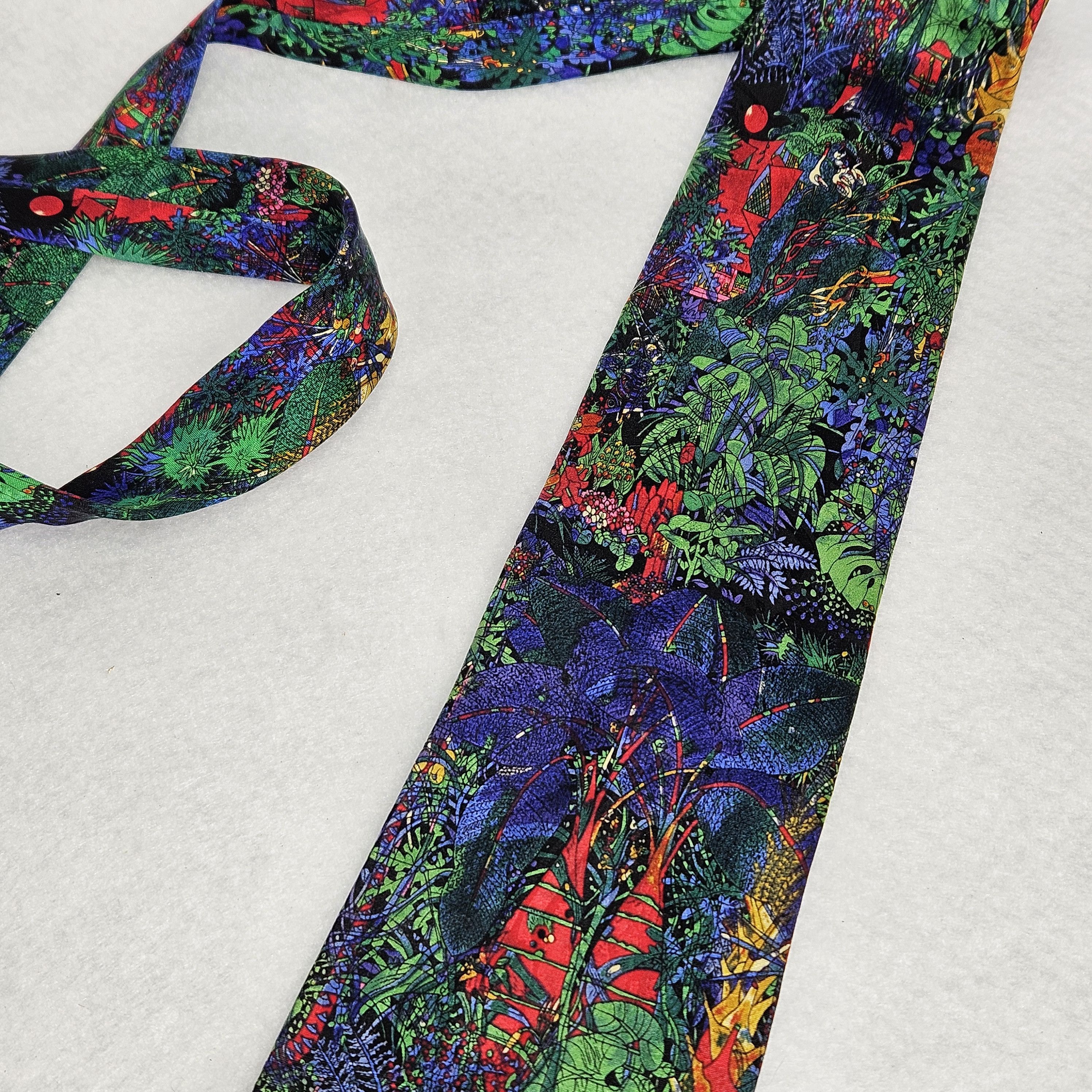 Other Jiang Tiefeng 60x3.5" RARE Necktie Tie 100% Silk Yunnan Size ONE SIZE - 8 Thumbnail