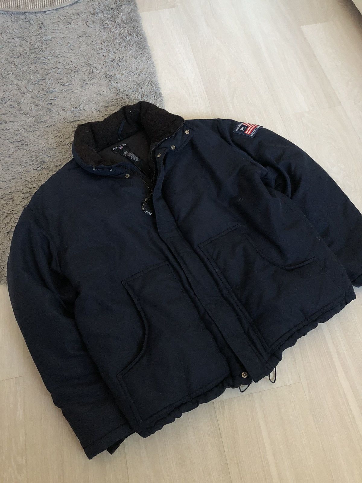 Polo Ralph Lauren × Ralph Lauren × Vintage Vintage Polo Ralph Lauren Jeans Puffer Down Jacket Size US L / EU 52-54 / 3 - 3 Thumbnail