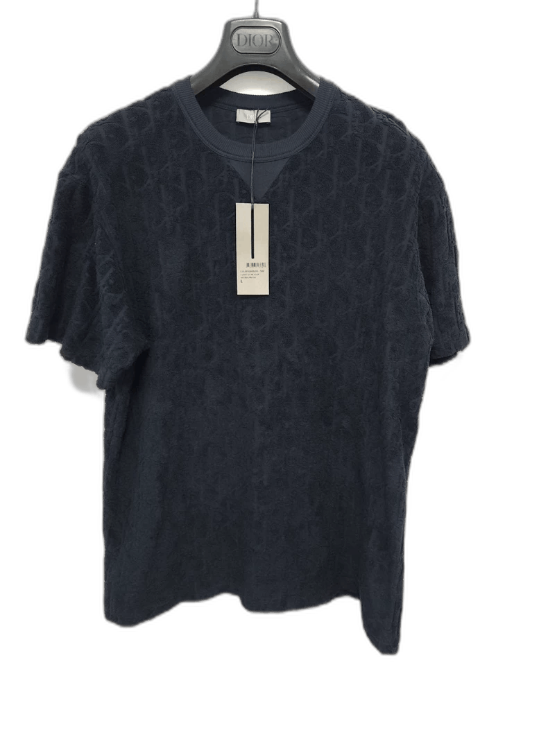 Dior Short Sleeve T-Shirt in Navy Blue