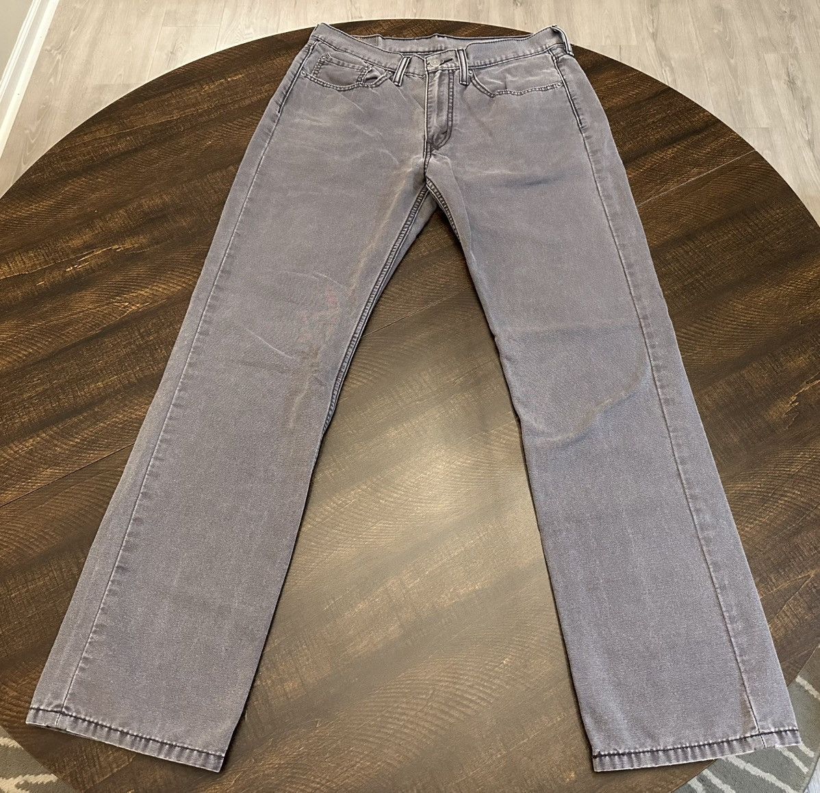 Levi's Levis 514 Men’s Gray Jeans White Tab 32x32 Measures 32x31 Size US 32 / EU 48 - 1 Thumbnail
