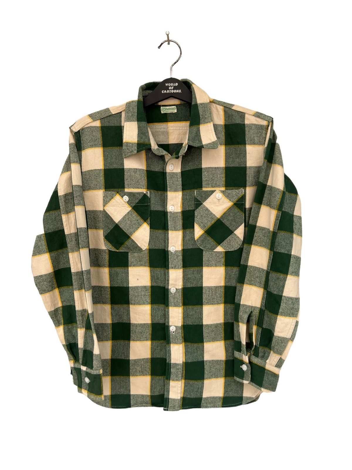 Japanese Brand Masterpiece Brand Japan Checked Gusset Flannel Work Shirt Size US M / EU 48-50 / 2 - 6 Thumbnail