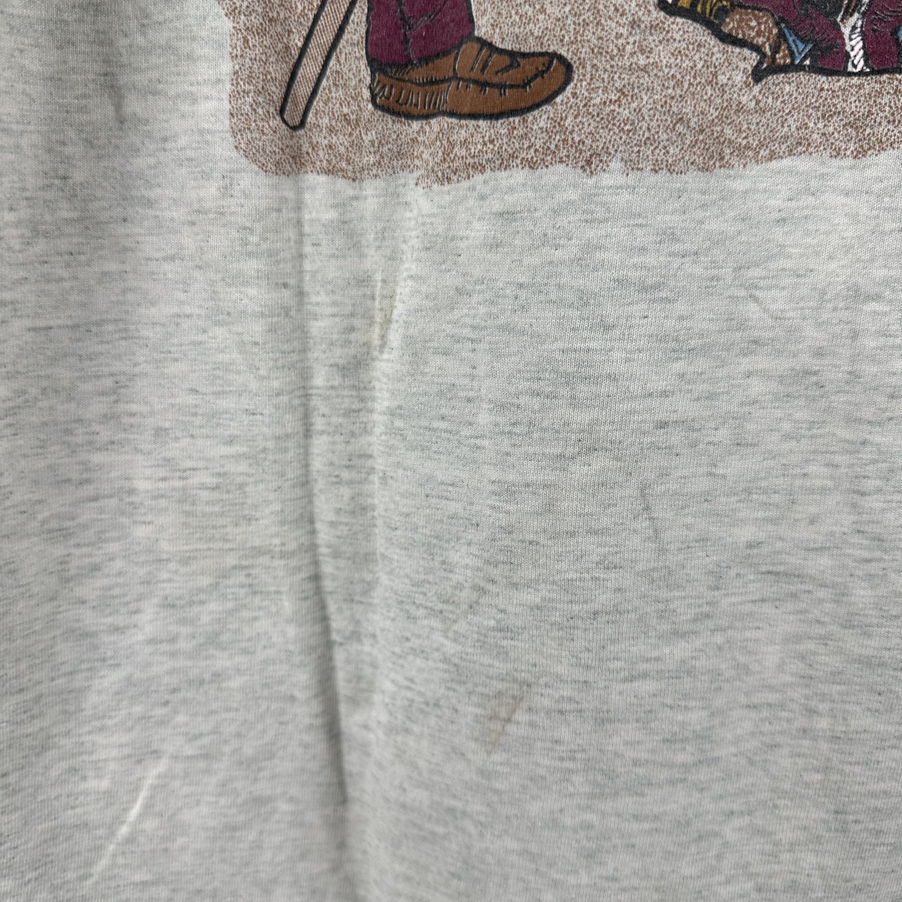 Vintage Vintage 80s NFL It's An All Out War Football Mascot T-Shirt Size US L / EU 52-54 / 3 - 8 Thumbnail
