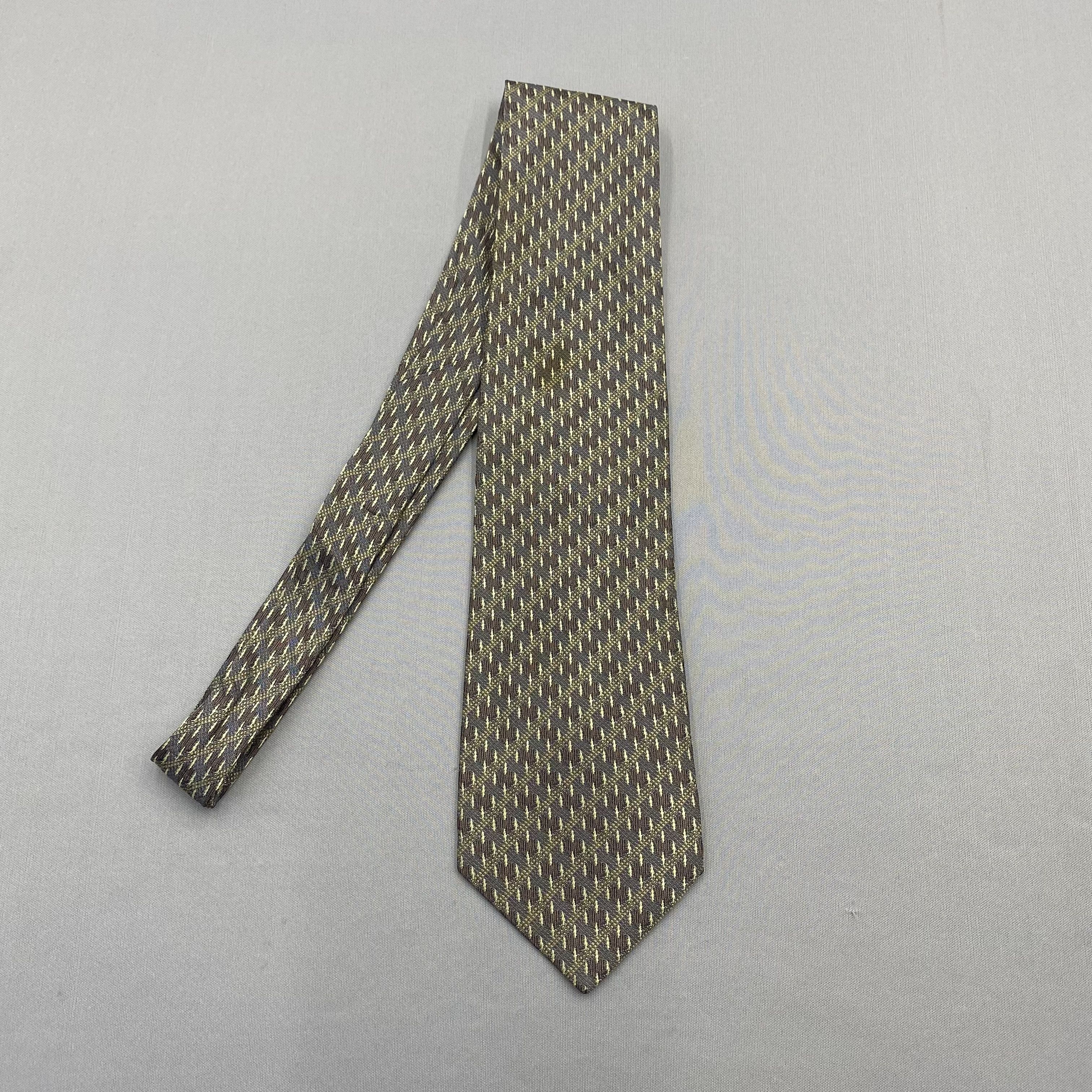 Issey Miyake Vintage Issey Miyake SILK Necktie Cravate Pure Silk Neck Tie Size ONE SIZE - 4 Thumbnail