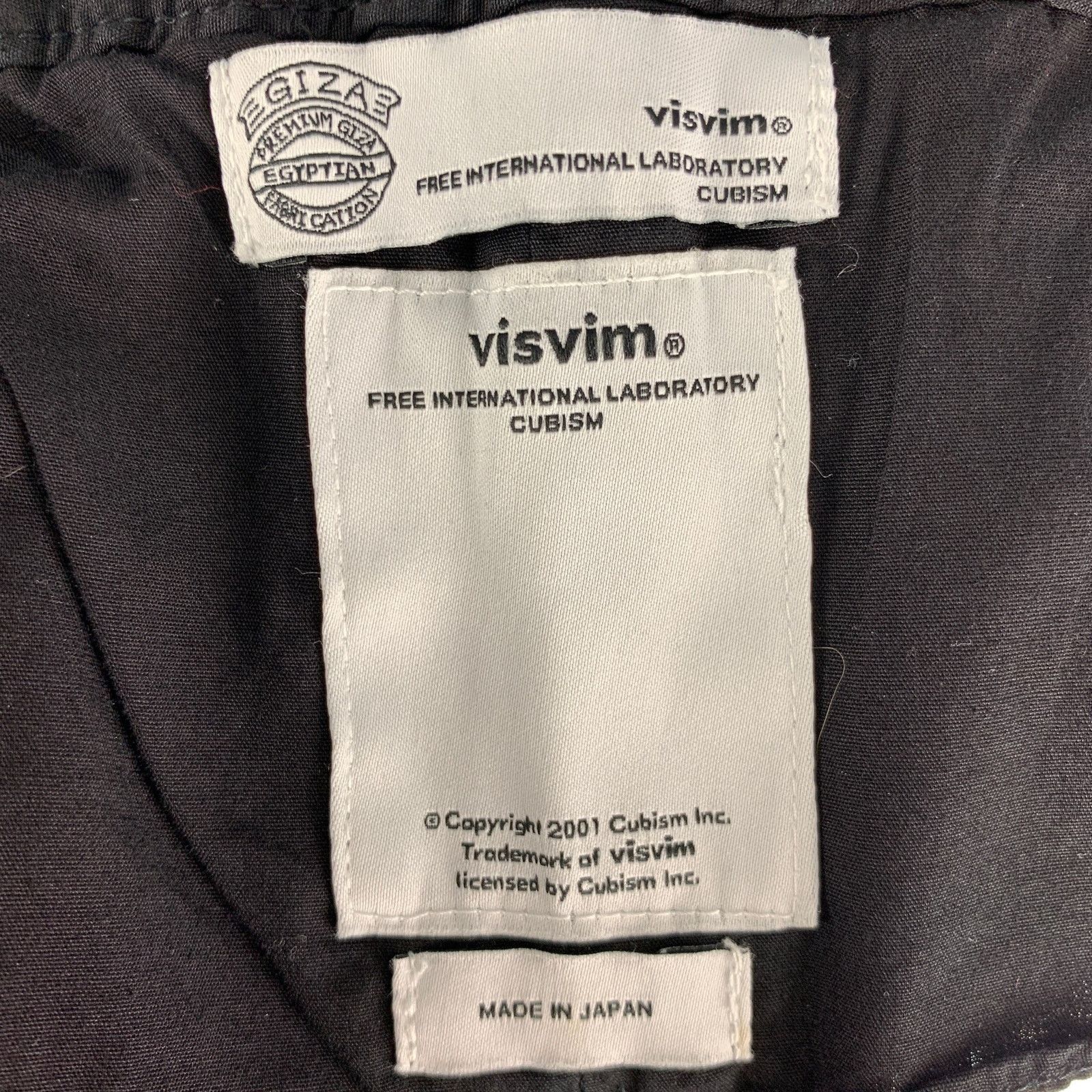 Visvim VISVIM Size L Black Solid Cotton Button Fly Casual Pants Size US 34 / EU 50 - 3 Thumbnail