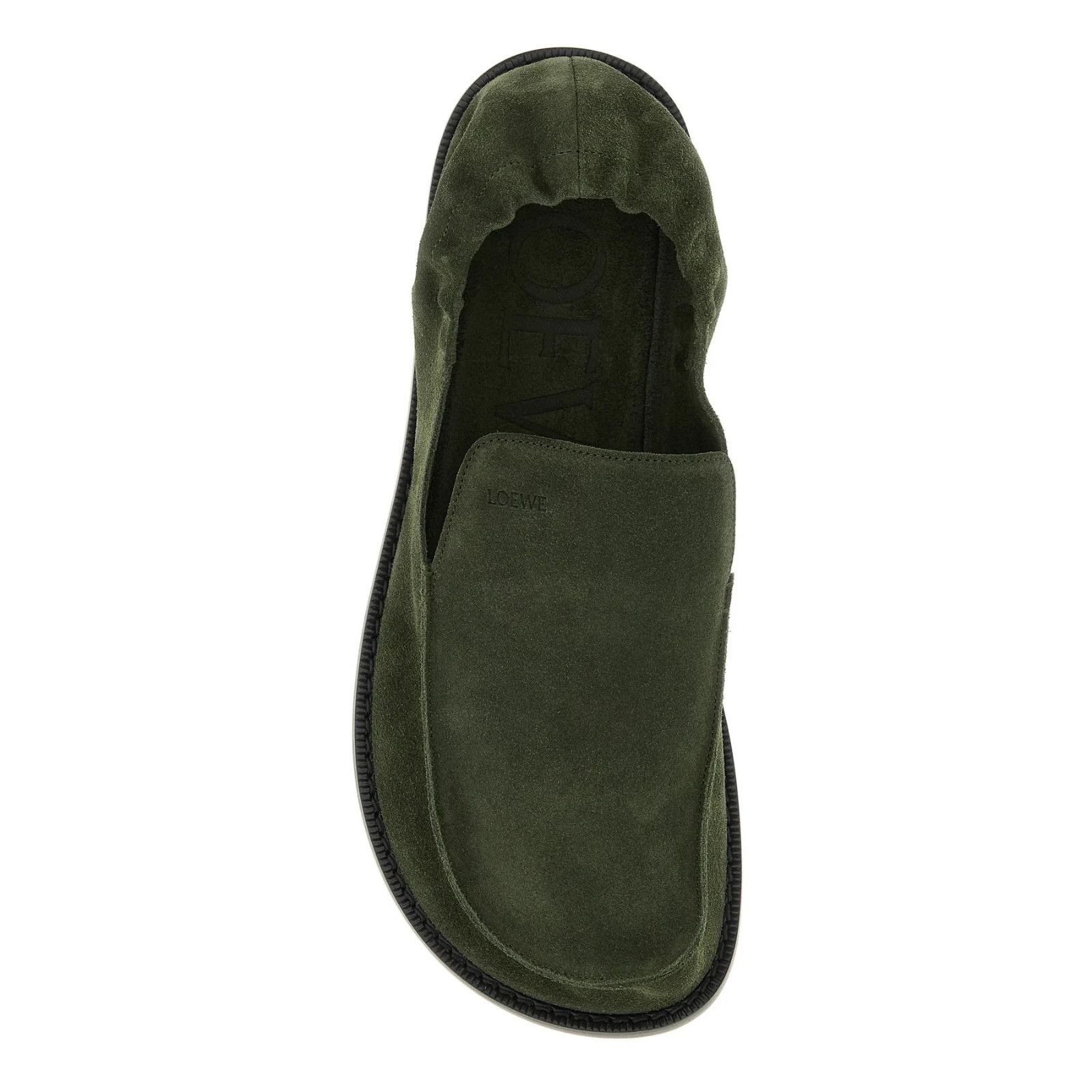 Loewe LOEWE Flex Olive Green Suede Loafers New & Authentic (Men's Size US 11 / EU 44 - 4 Thumbnail