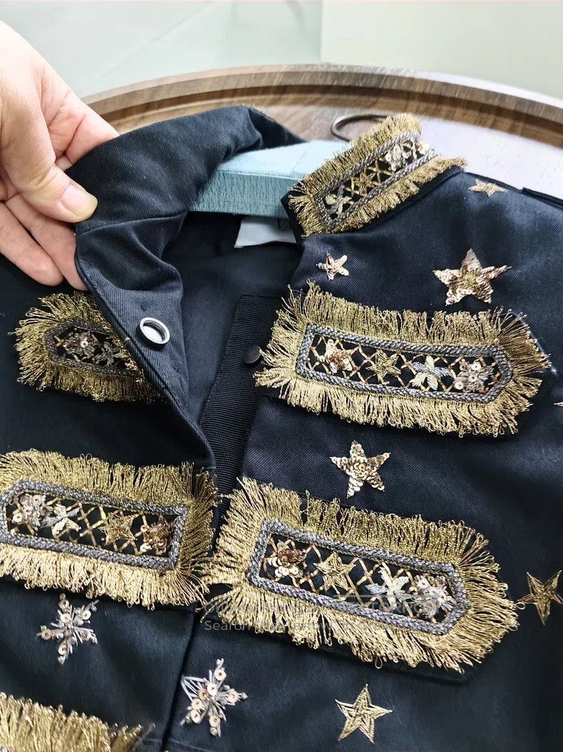 Valentino Valentino Embroidered heavy work jacket Size XS / US 0-2 / IT 36-38 - 3 Thumbnail