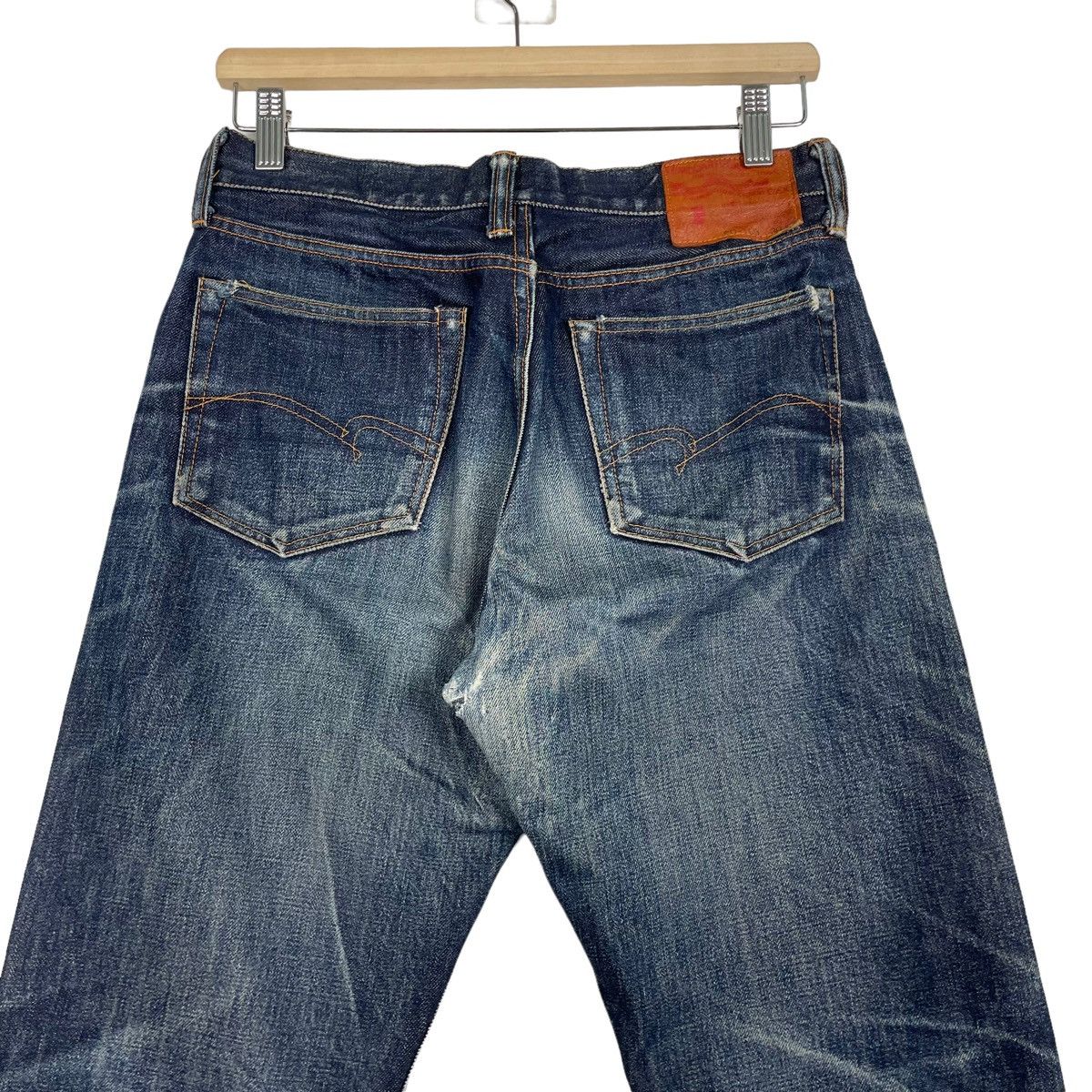 Studio D'Artisan 💥STUDIO D ARTISAN SELVEDGE BUTTON DENIM JEAN Size US 29 - 9 Thumbnail