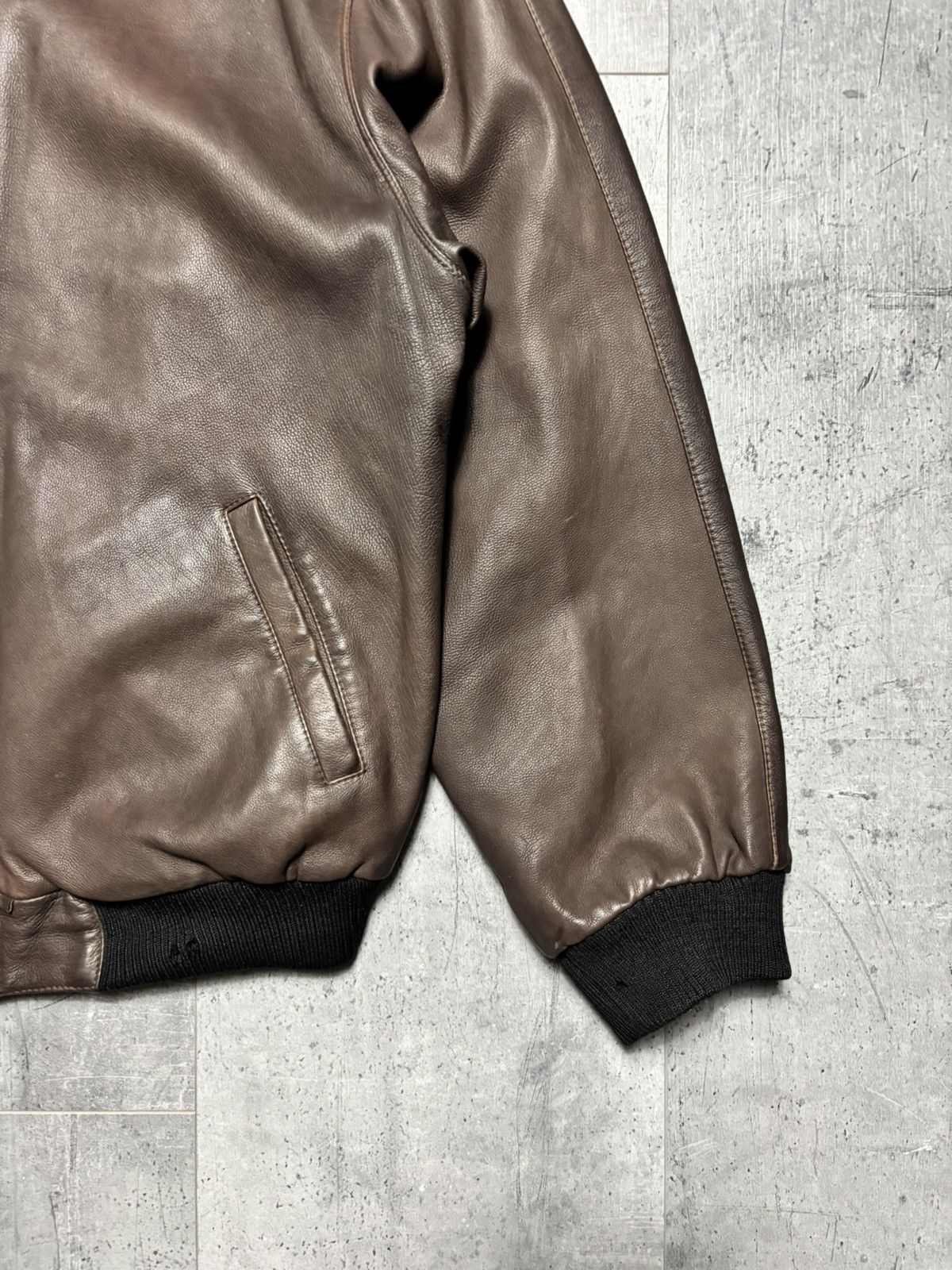 Yohji Yamamoto Balenciaga Yohji Yamamoto Saint Lauren Styled Leather Jacket Size US L / EU 52-54 / 3 - 5 Thumbnail