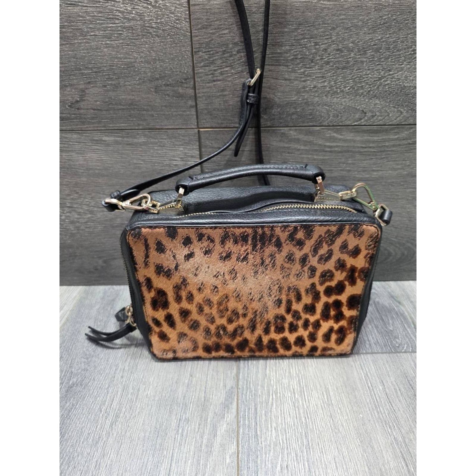 Vince Camuto Vince Camuto Black Brown leather cross body bag B000427 Size ONE SIZE - 2 Thumbnail
