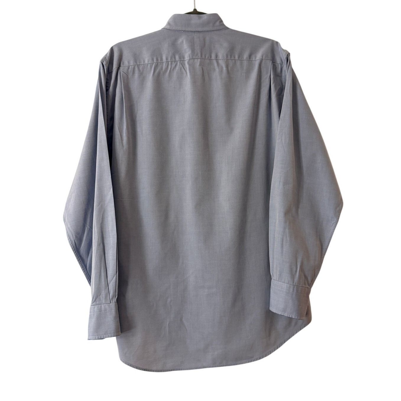 Hermes Hermes Men's Cotton Baby Blue Button Down Shirt Size US M / EU 48-50 / 2 - 2 Thumbnail