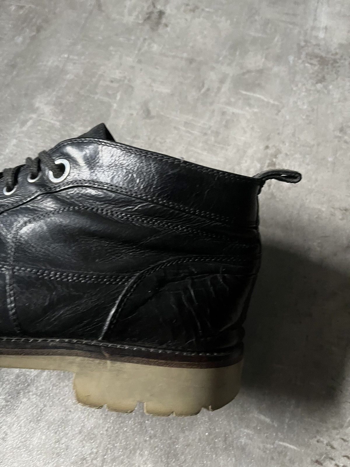 Dolce & Gabbana Dolce & Gabbana leather black boots rare Size US 12 / EU 45 - 17 Thumbnail
