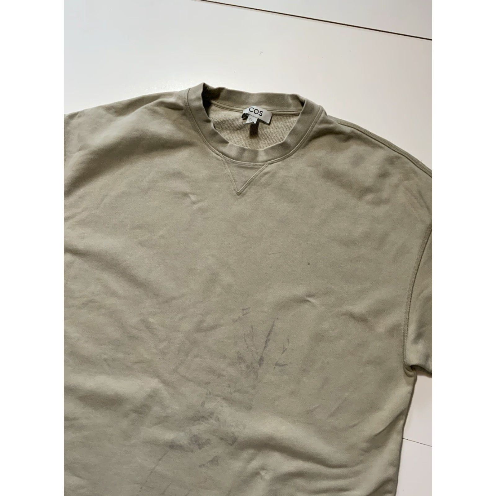 Cos COS Sweatshirt Pullover Mens XL Oversized Terry Fleece Heavyweight Crewneck S/S Size XL Mens Size US XL / EU 56 / 4 - 3 Thumbnail