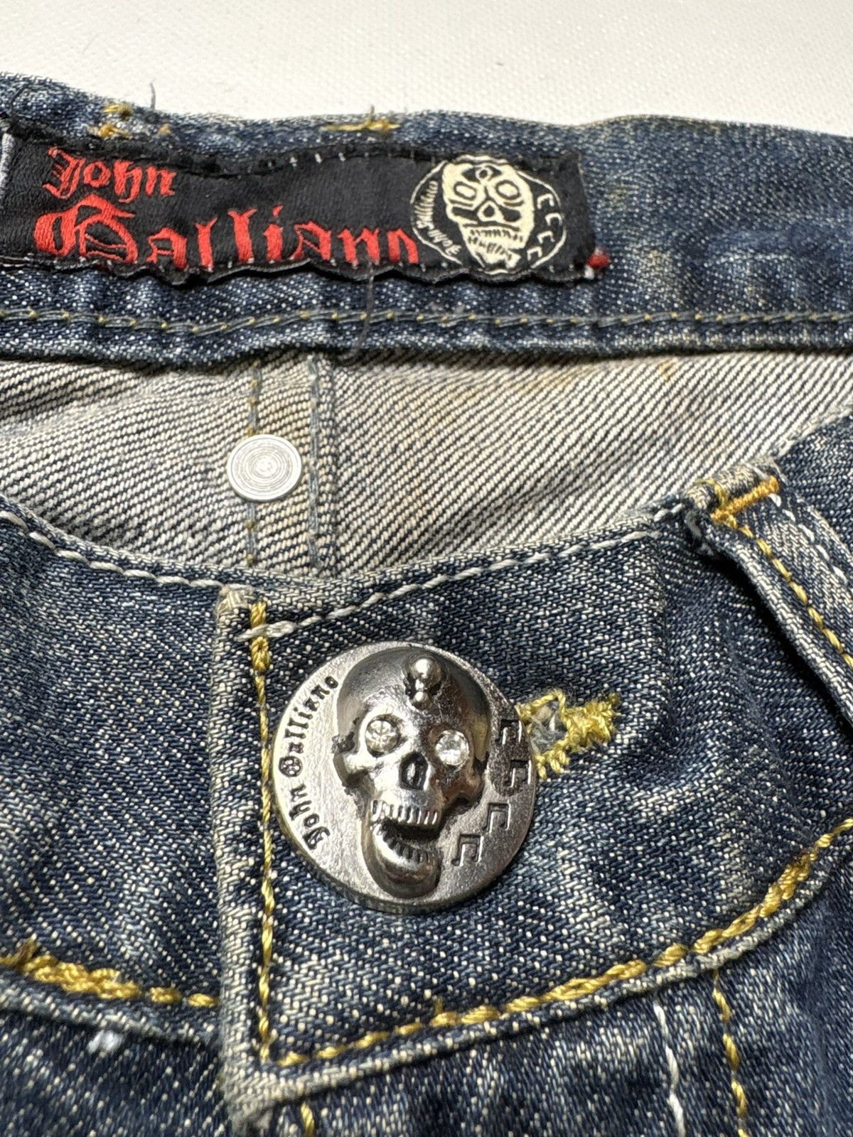 John Galliano Vintage John Galliano Denim Short Size US 31 - 10 Thumbnail