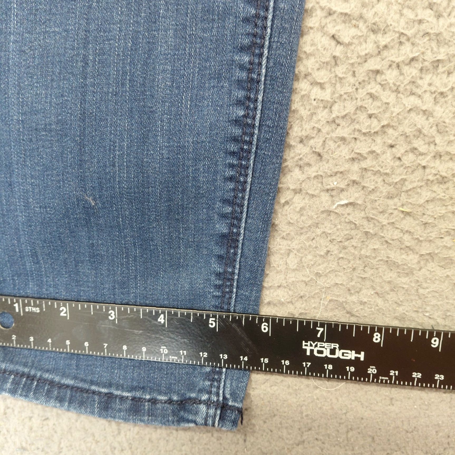 Vintage CATO CLASSIC Jeans Women’s Size 12 Blue Denim Distressed Sequin Whiskered READ Womens Jeans Regular 12 Blue Denim Size 34" / US 12 / IT 48 - 5 Thumbnail