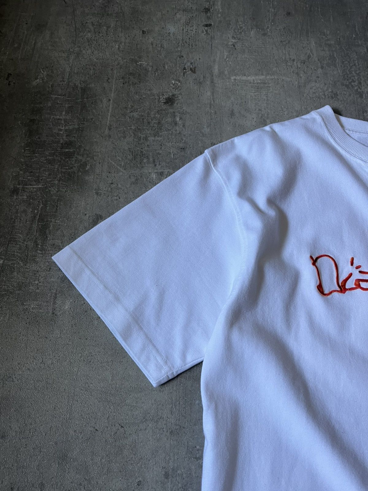 Dior × Travis Scott Dior Travis Scott Cactus Jack embroidered logo white T-shirt Size US L / EU 52-54 / 3 - 2 Thumbnail