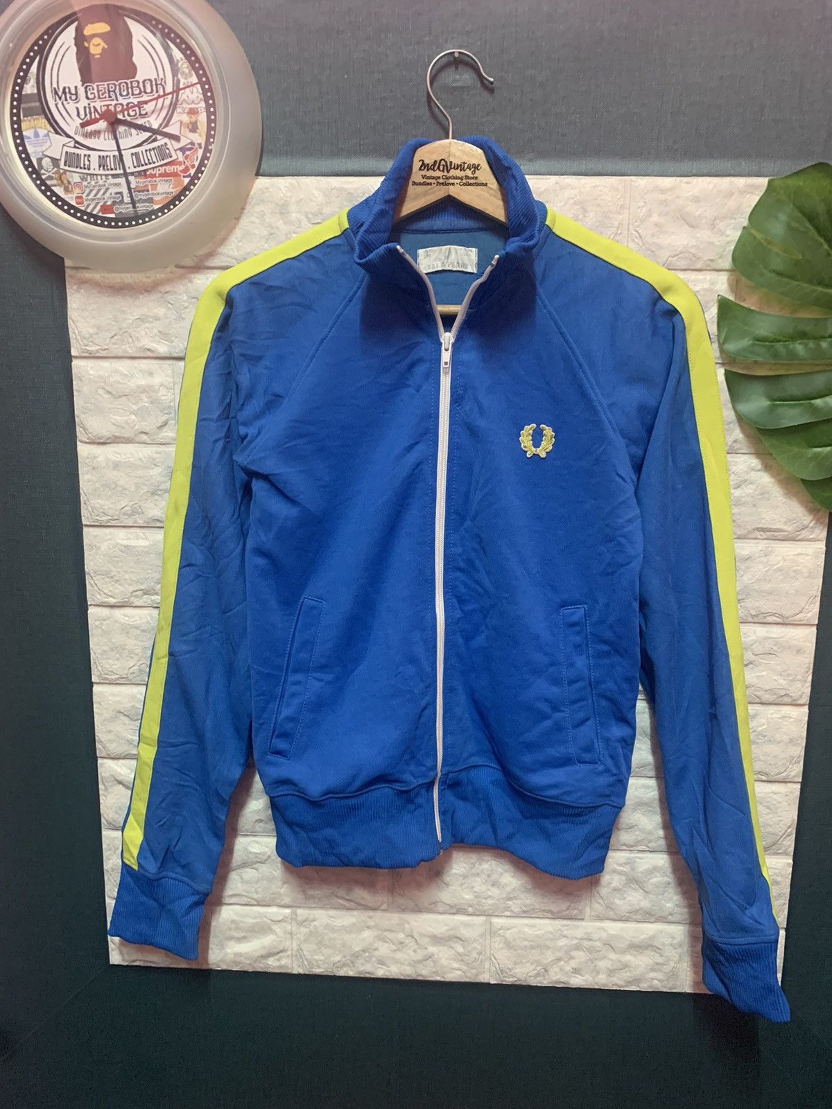 Fred Perry × Vintage VINTAGE!! 80's Track Top FRED PERRY Size US S / EU 44-46 / 1 - 1 Thumbnail