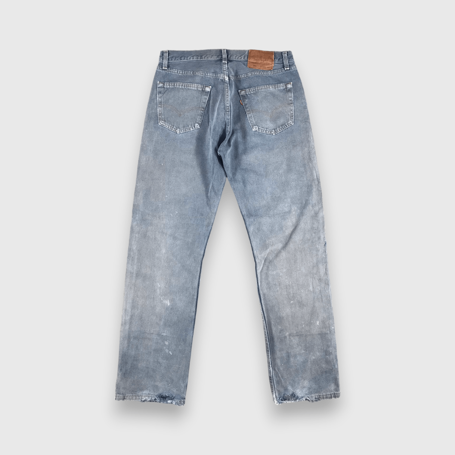Levi's 90s Vintage Ripped Levis 501 Earth Tone Jeans-J1572 Size US 33 - 2 Thumbnail