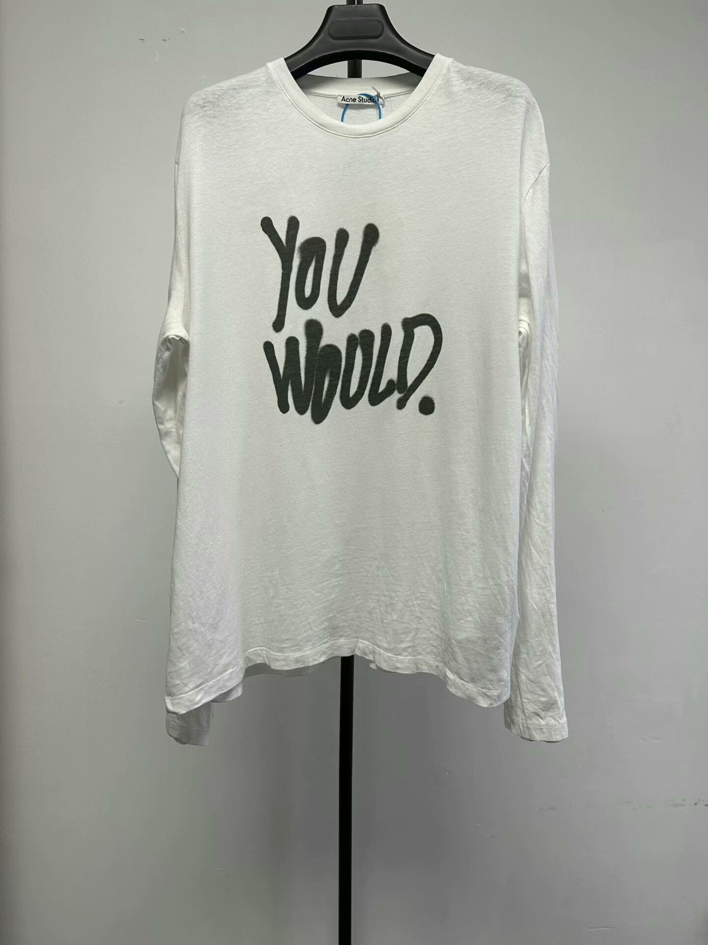 Acne Studios Acne Studios "YOU WOULD." Long Sleeve T-Shirt US S Size US S / EU 44-46 / 1 - 1 Thumbnail
