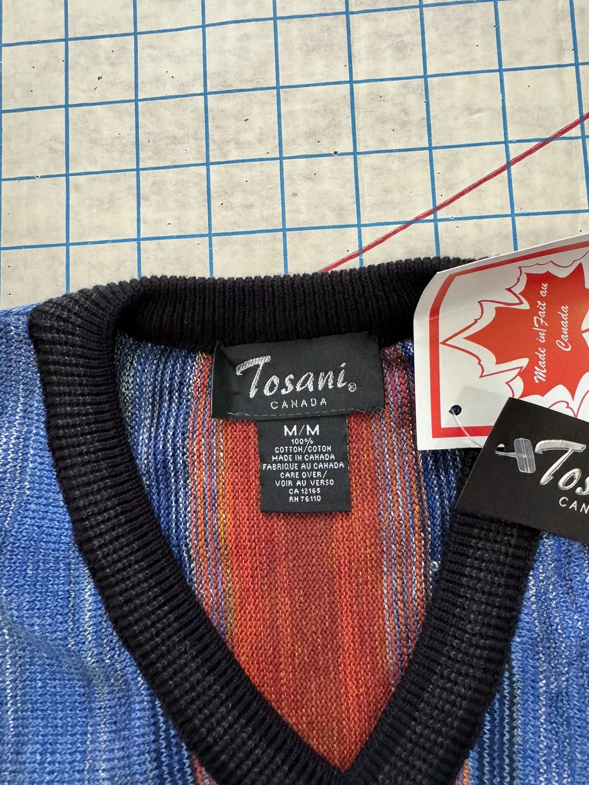 Vintage Vintage Tosani Knit Sweater New With Tag Size Medium Size US M / EU 48-50 / 2 - 8 Thumbnail