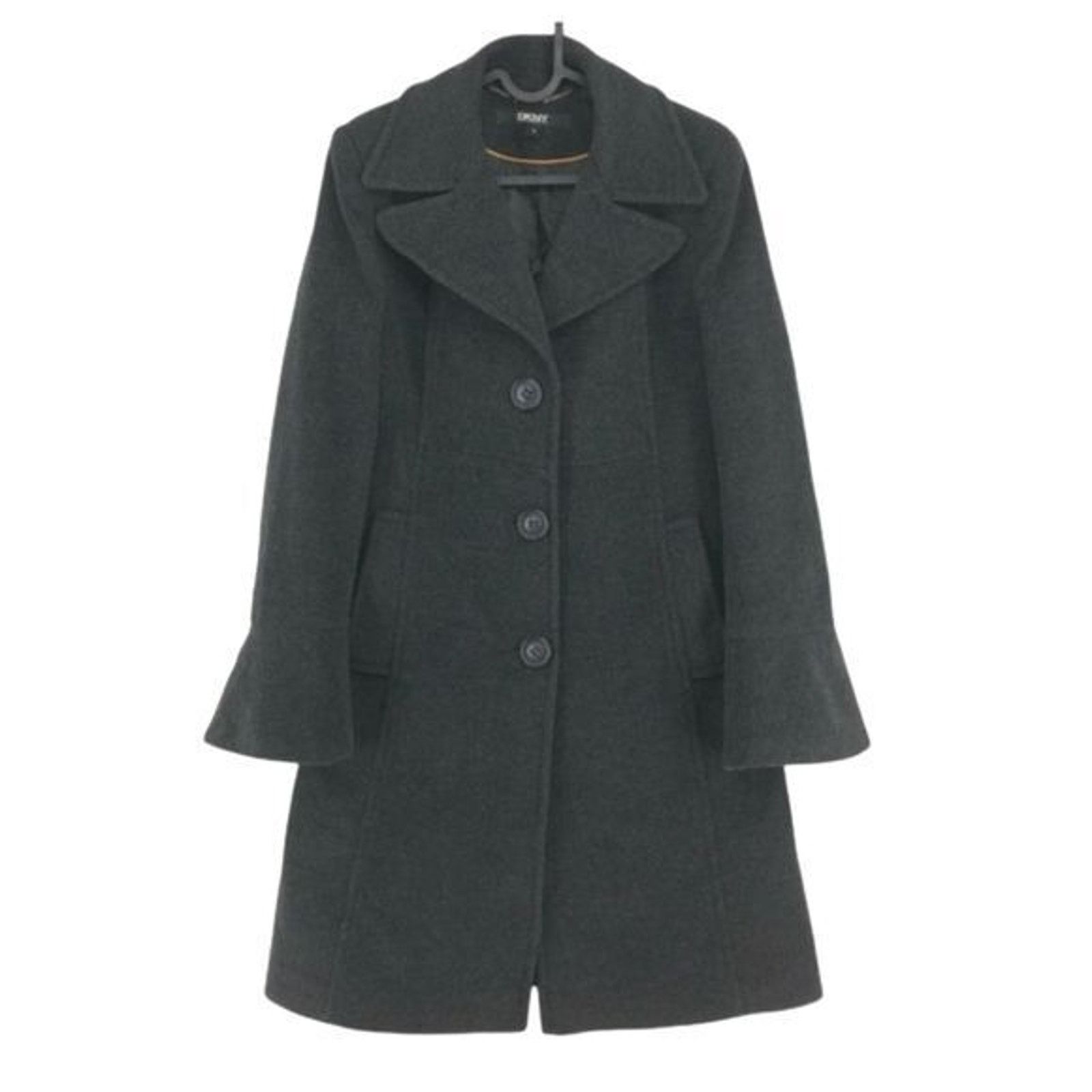 DKNY DKNY Wool Cashmere Blend Overcoat Size M / US 6-8 / IT 42-44 - 13 Thumbnail
