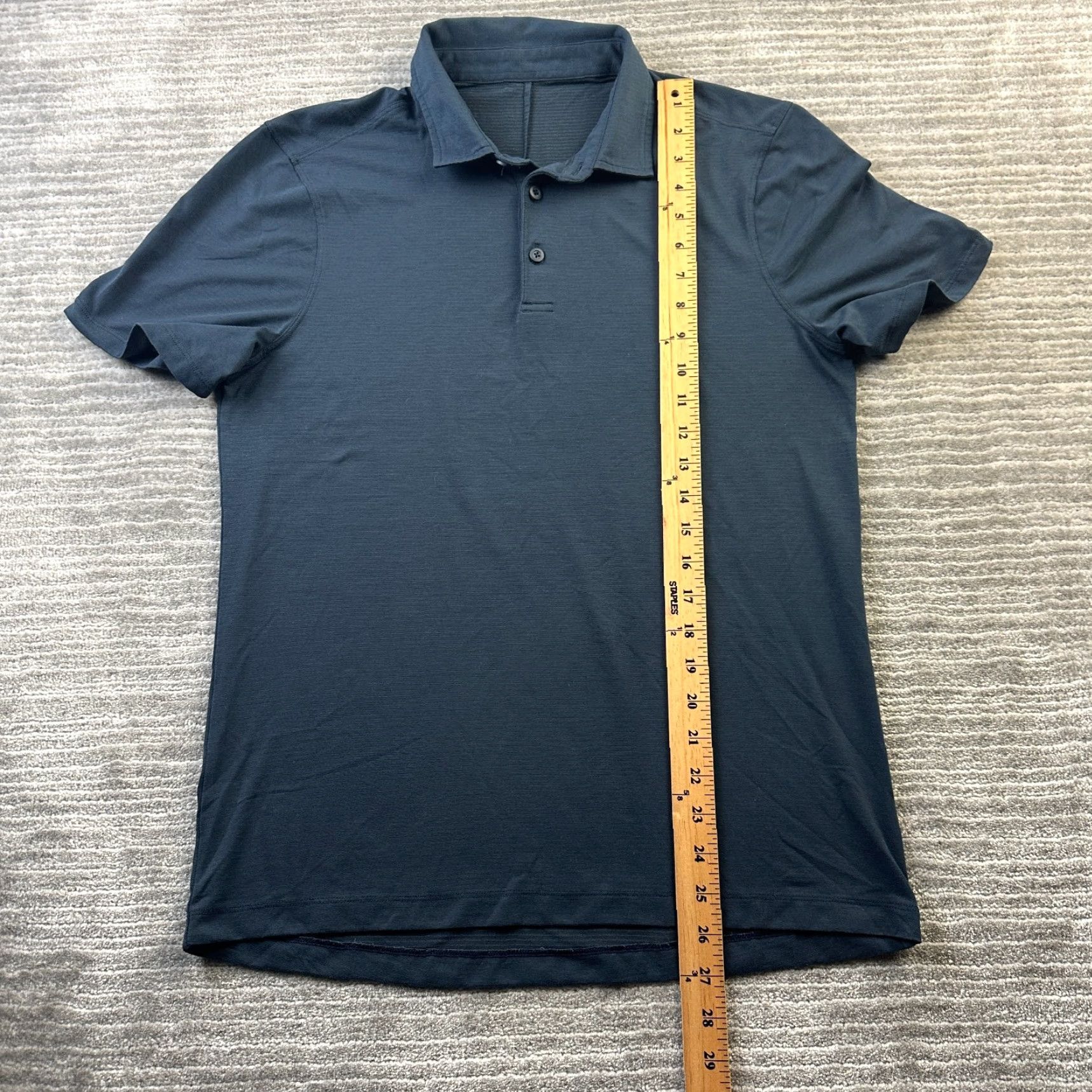 Lululemon Lululemon Polo Shirt Mens Medium Blue Evolution Performance Top Size US M / EU 48-50 / 2 - 5 Thumbnail