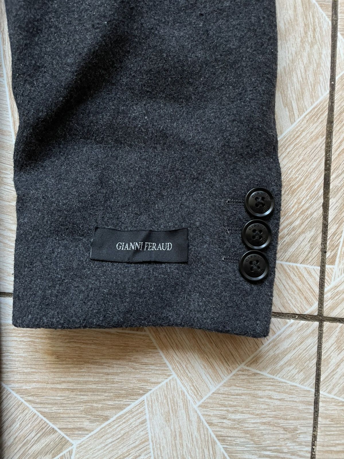 Gianni Feraud Luxury Italy Designer Gianni Feraud Wool Coat Jacket XXL Size US XXL / EU 58 / 5 - 5 Thumbnail