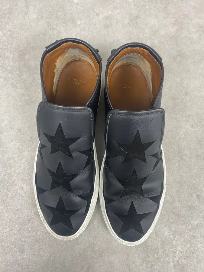 Givenchy 2010s Givenchy Black Stars Leather Slip On By Riccardo Tisci Size US 9 / EU 42 - 7 Thumbnail