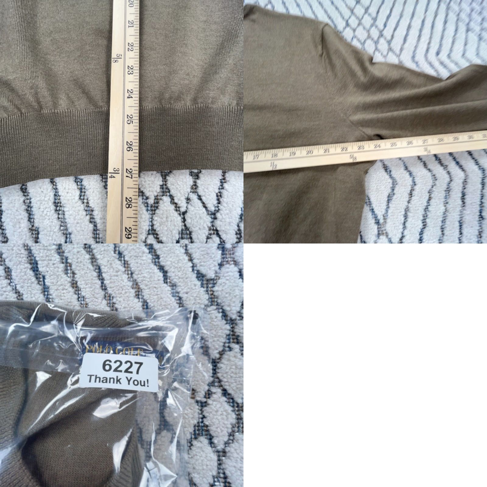 Polo Ralph Lauren Polo Ralph Lauren Polo Golf Sweater Men XL Brown Merino Wool V-Neck Pullover Size US XL / EU 56 / 4 - 8 Thumbnail