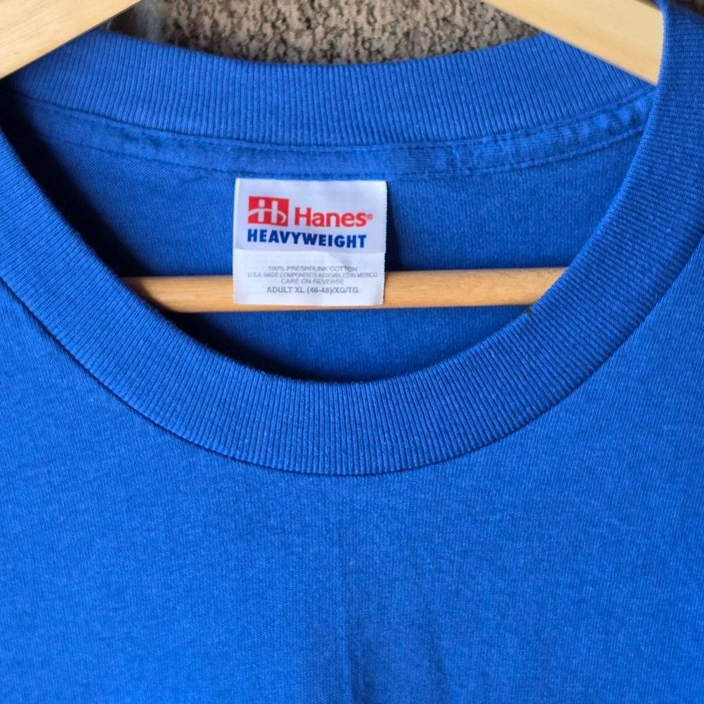 Hanes vintage y2k 2000 Osmosis Jones blue graphic tee #osmosisjone Size US XL / EU 56 / 4 - 3 Thumbnail