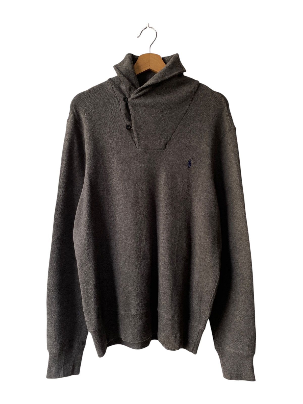 Vintage Polo By Ralph Lauren Shawl Colar Sweatshirt