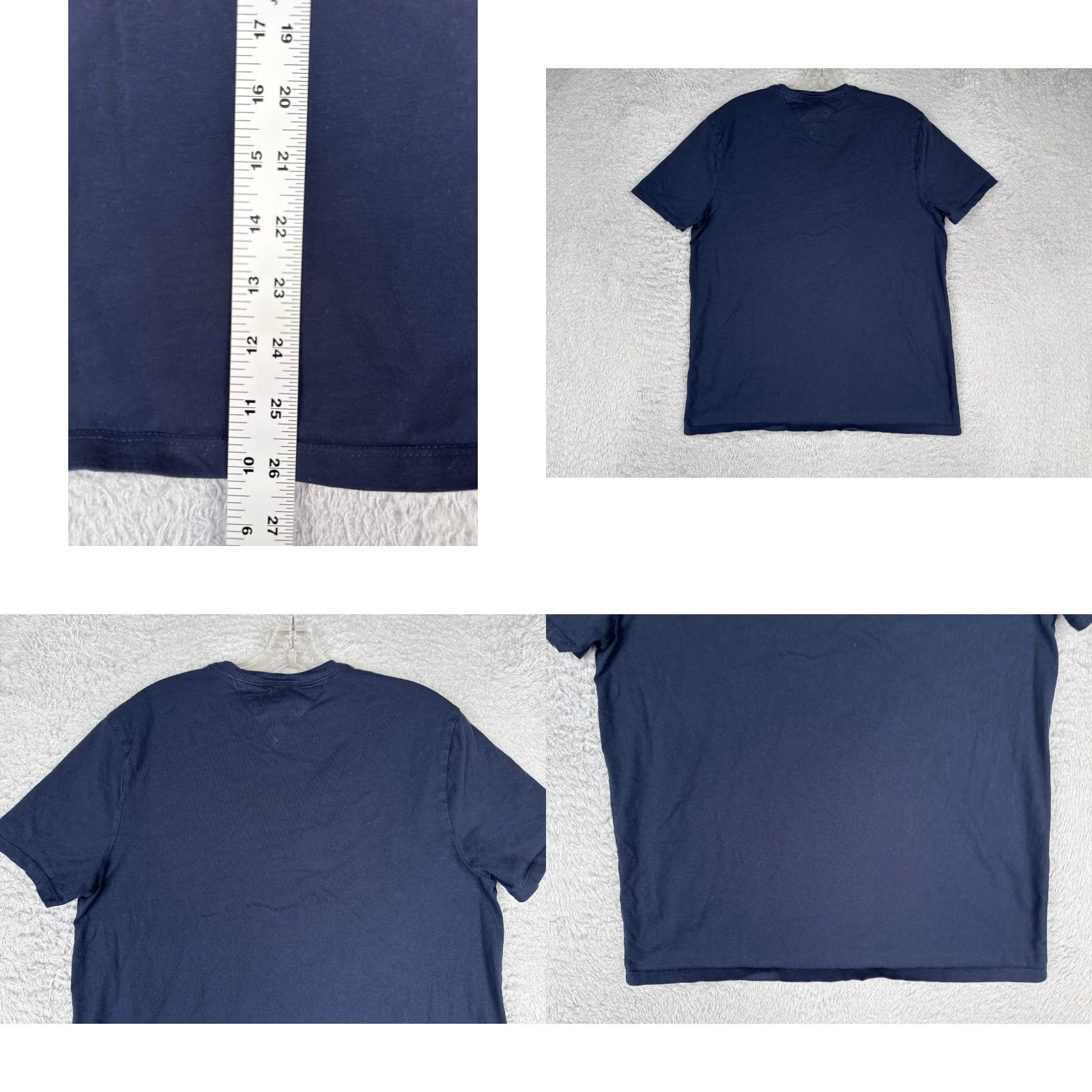 Tommy Hilfiger Tommy Hilfiger Shirt Men Medium Blue Crew Neck 100% Cotton Short Sleeve Size US M / EU 48-50 / 2 - 9 Thumbnail