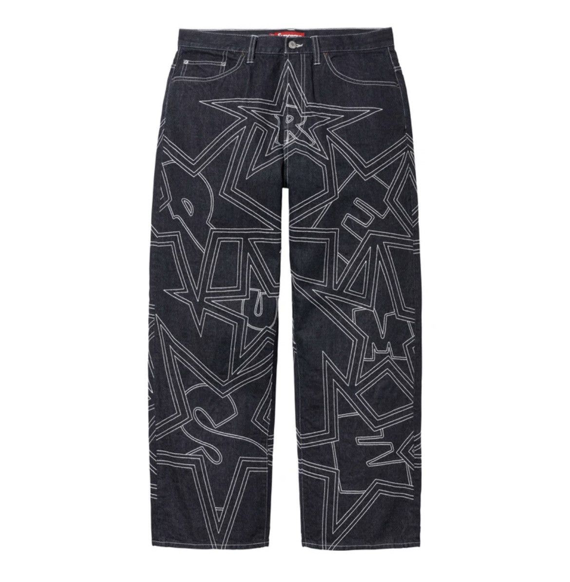 【Supreme】Bandana Jacquard Baggy Jean★Black★25SS★ Supreme Bandana Jacquard Baggy Jean