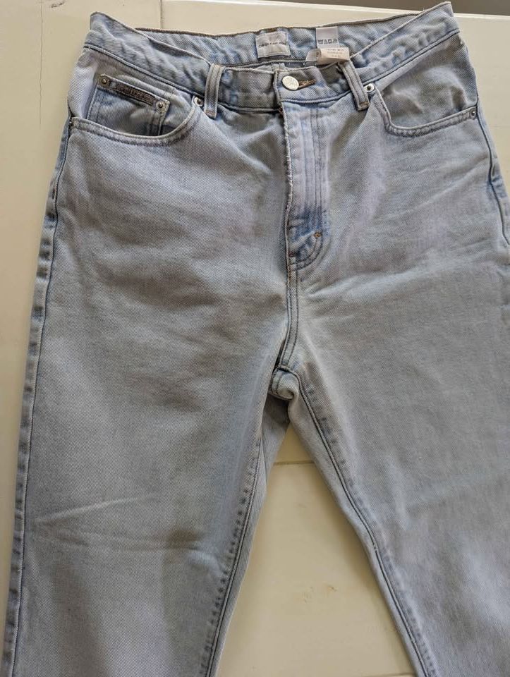 Calvin Klein Vintage 90s CK Calvin Klein High Waisted Mom Jeans Size 10 Size 32" / US 10 / IT 46 - 2 Thumbnail