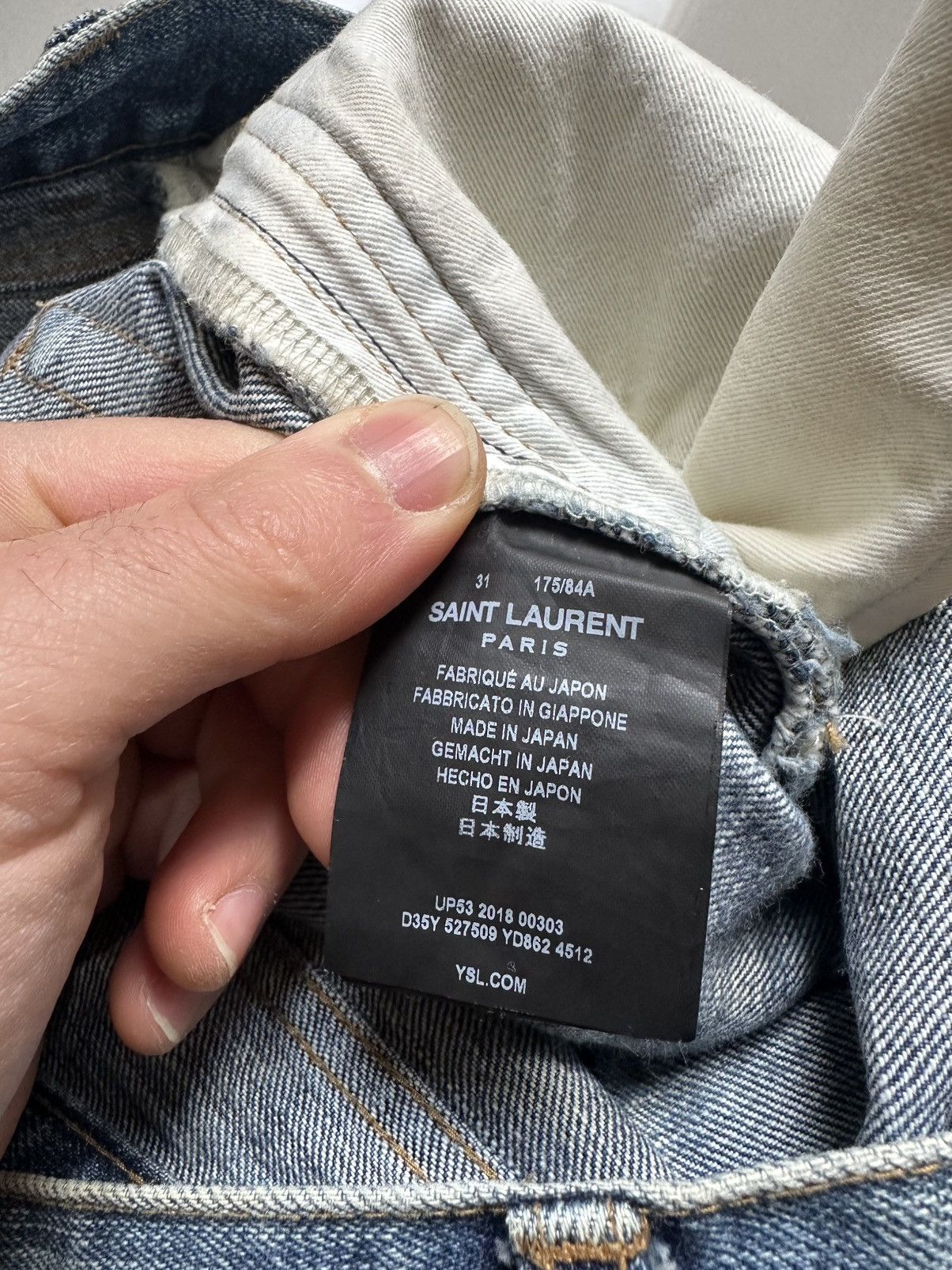Saint Laurent Paris Saint Laurent Denim Size US 30 / EU 46 - 4 Thumbnail