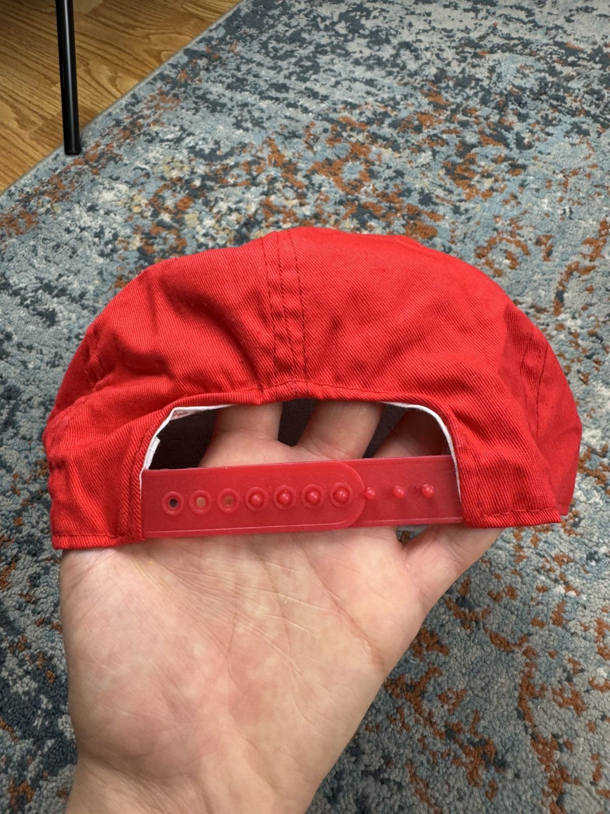 Vintage Vintage 80s Shell Ferrari f1 racing flat cap hat Size ONE SIZE - 4 Thumbnail