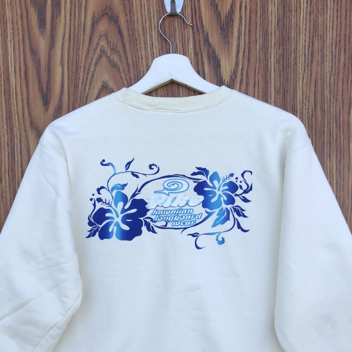 Vintage Vintage Piko Hawaiian Surf Longboard Wear Sweatshirt Size L / US 10 / IT 46 - 2 Thumbnail