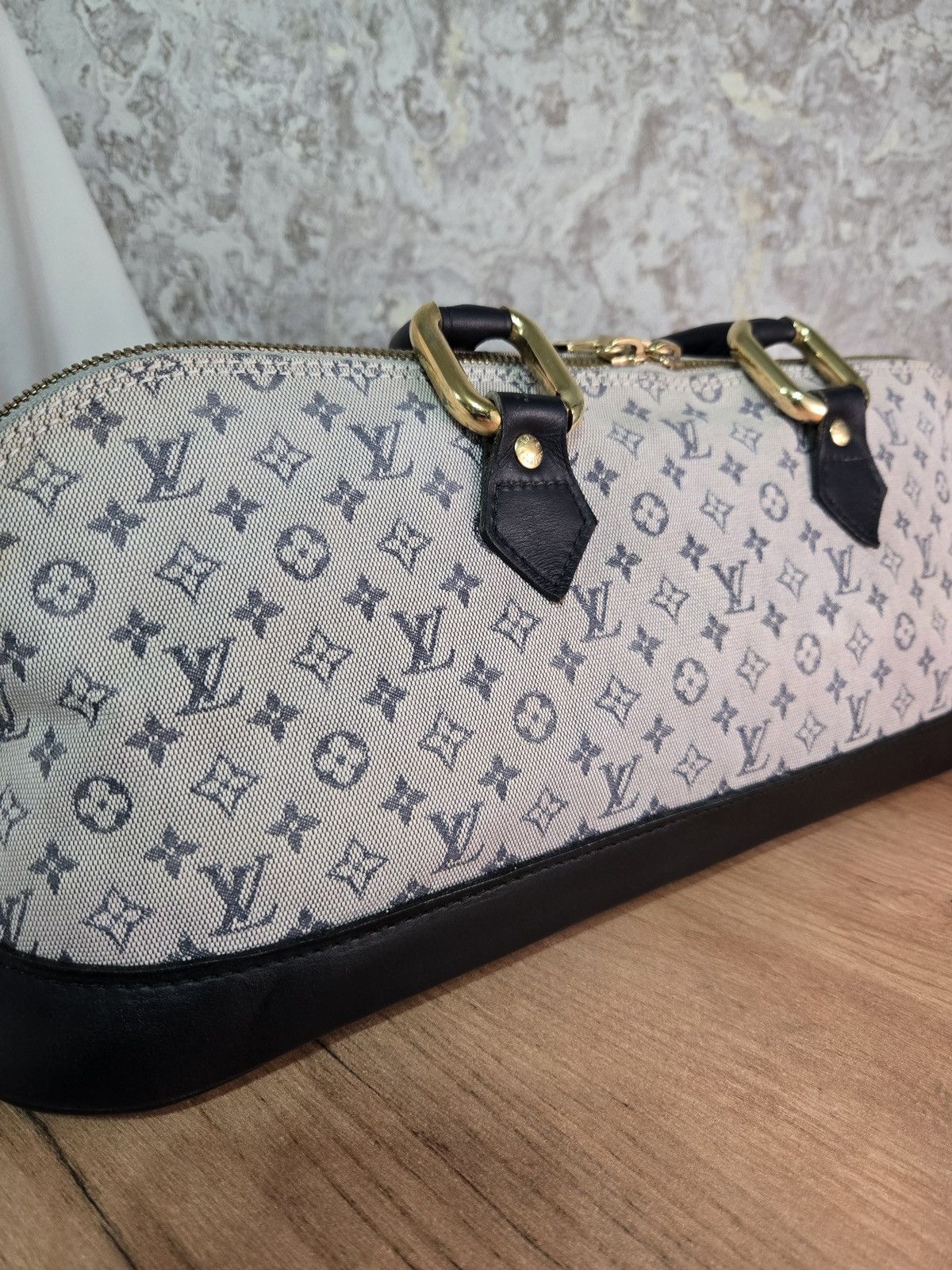 Louis Vuitton Louis Vuitton 2001 monogram mini Lin horizontal Alma Size ONE SIZE - 4 Thumbnail