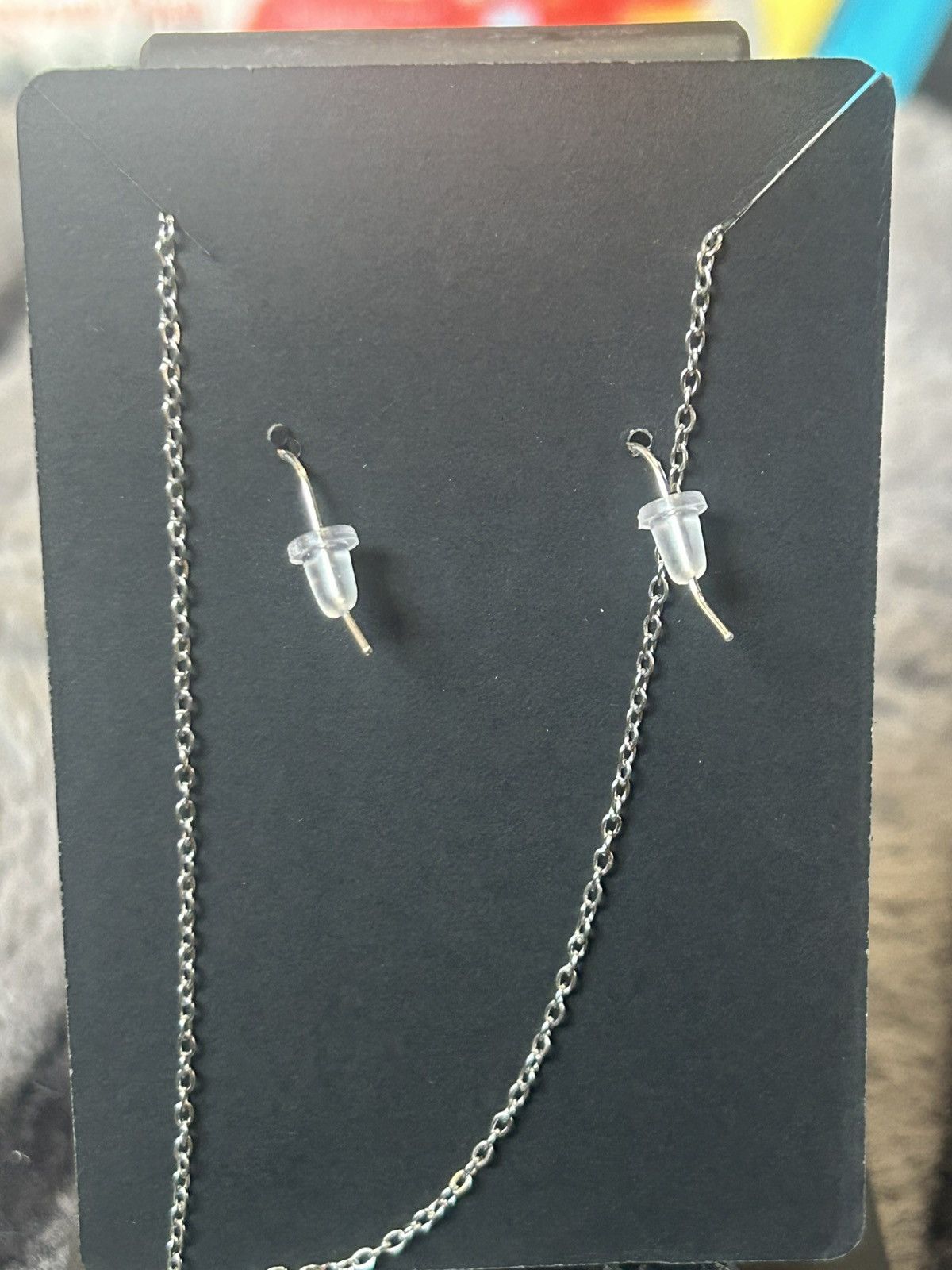 Handmade Handcrafted ombré crackle glass classic pearl necklace set Size ONE SIZE - 3 Thumbnail