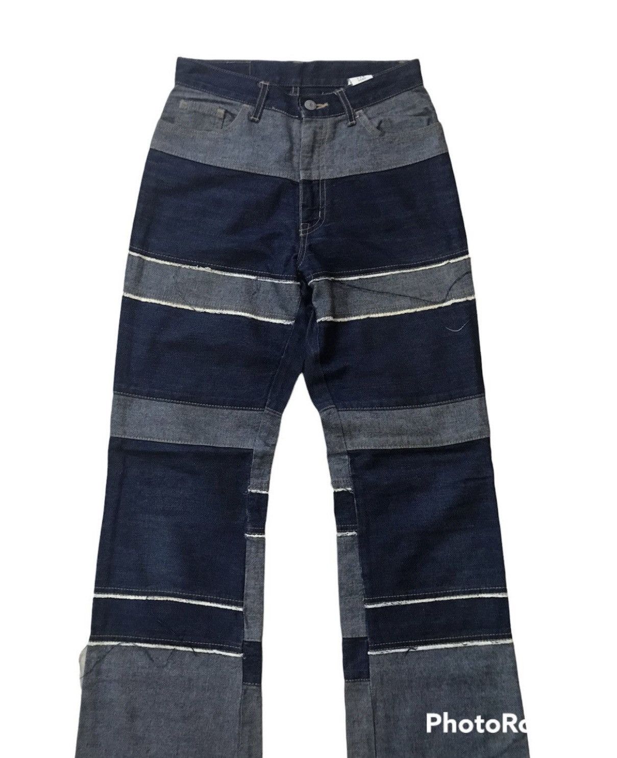 Hysteric Glamour 💥Flare Japanese Patchwork Hagi Denim Size 26" / US 2 / IT 38 - 2 Thumbnail