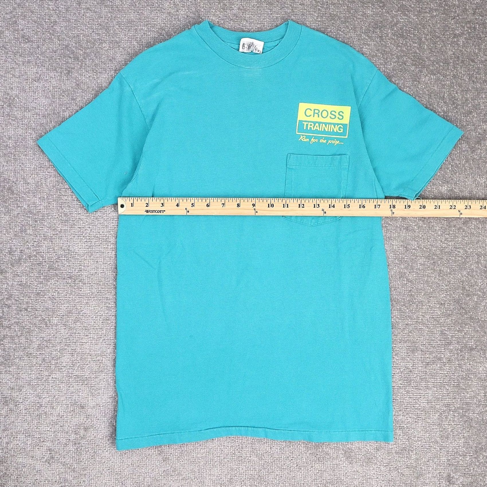 Vintage VINTAGE 90s Wyldwood Summer Camp T-Shirt Large Blue Short Sleeve Mens Size US L / EU 52-54 / 3 - 4 Thumbnail