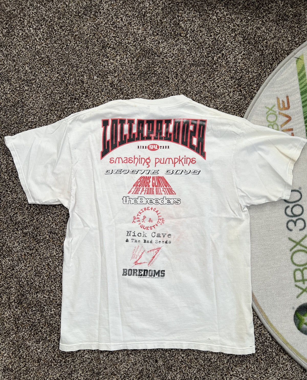 Vintage Sun Faded Lollapalooza Vintage Tee Shirt Size US XL / EU 56 / 4 - 3 Thumbnail