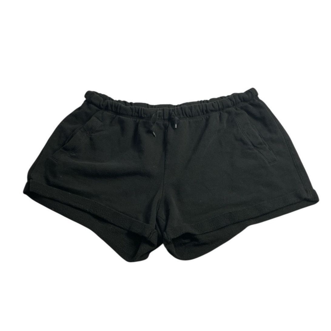 Pink Black Fleece Lounge Shorts Victoria’s Secret PINK Cozy Size 30" / US 8 / IT 44 - 2 Thumbnail